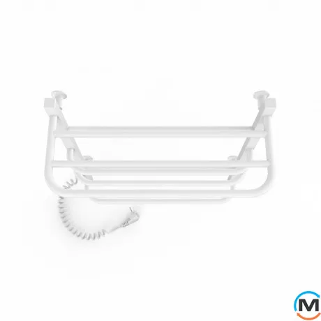 Полотенцесушитель электрический Laris Комфорт ЧФ6 500 х 600 с полкой левое подключение R3, Исполнение: Левый, Высота (мм): 600, фото , изображение 4