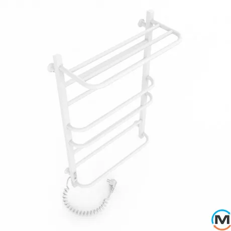 Сушка для рушників електрична Laris Комфорт ЧФ8 500 х 800 з полицею ліве підключення R3, Виконання: Лівий, Висота (мм): 800, фото , зображення 3