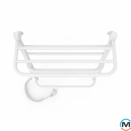 Сушка для рушників електрична Laris Комфорт ЧФ8 500 х 800 з полицею ліве підключення R3, Виконання: Лівий, Висота (мм): 800, фото , зображення 4