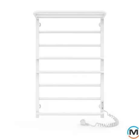 Сушка для рушників електрична Laris Комфорт ЧФ8 500 х 800 з полицею праве підключення R3, Виконання: Правий, Висота (мм): 800, фото , зображення 2