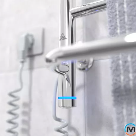 Сушки для рушників електричний Laris Практик П5 1000 х 500 ліве підключення S3, Виконання: Лівий, Висота (мм): 500, фото , зображення 5