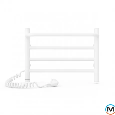 Полотенцесушитель электрический Laris Прайм ЧФ 4 400 х 300 левое подключение S3, Исполнение: Левый, Цвет: Белый, Высота (мм): 300, фото , изображение 3