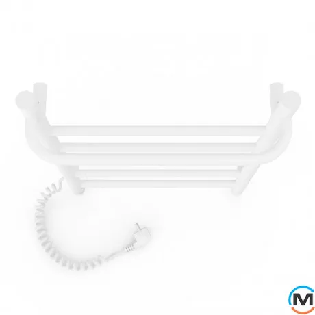 Сушка для рушників електрична Laris Прайм ЧФ 6 400 х 600 ліве підключення S3, Виконання: Лівий, Колір: Білий, Висота (мм): 600, фото , зображення 4