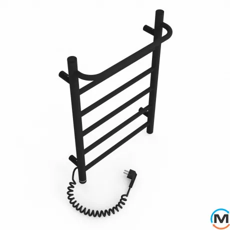 Полотенцесушитель электрический Laris Прайм ЧФ(Ч) 6 400 х 600 левое подключение S3, Исполнение: Левый, Цвет: Черный, Высота (мм): 600, фото , изображение 3