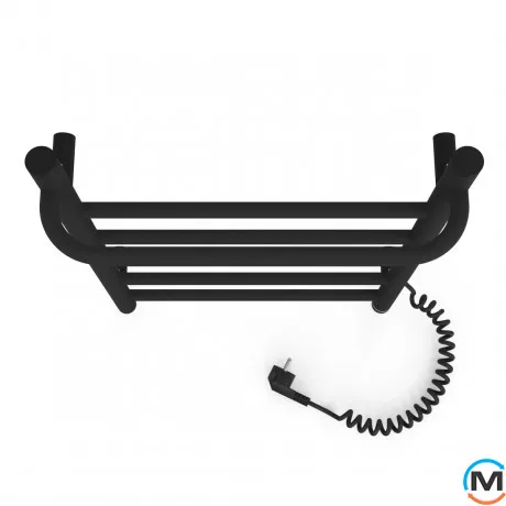 Полотенцесушитель электрический Laris Прайм ЧФ(Ч) 6 400 х 600 правое подключение S3, Исполнение: Правый, Цвет: Черный, Высота (мм): 600, фото , изображение 9