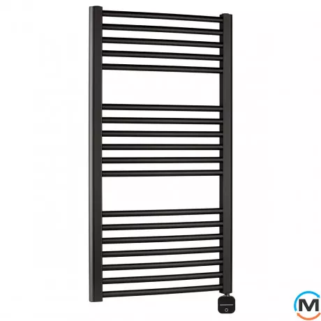 Электрическое полотенцесушитель Luxrad BASIC G 1200x500 черный мат. структурный тен (600 Вт) скрытый монтаж справа, Модификация: скрытый монтаж, Исполнение: Правый, Высота (мм): 1200, Макс. мощность (Вт): 600, фото , изображение 2