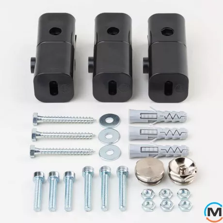 Электрическое полотенцесушитель Luxrad BASIC G 922x500 черный мат. структурный тен (600 Вт) с кабелем справа, Модификация: с кабелем, Исполнение: Правый, Высота (мм): 922, Макс. мощность (Вт): 600, фото , изображение 3