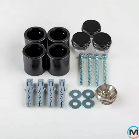 Электрическое полотенцесушитель Luxrad PIATTO 934x530 черный матовый структурный тен (600 Вт) с кабелем слева, Модификация: с кабелем, Исполнение: Левый, Цвет: Черный, фото , изображение 2