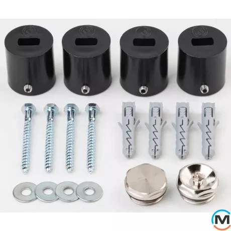 Электрическое полотенцесушитель Luxrad SALTO I 920x430 черный мат. структурный тен (600 Вт) с кабелем справа, Модификация: с кабелем, Исполнение: Правый, Цвет: Черный, Высота (мм): 920, фото , изображение 3