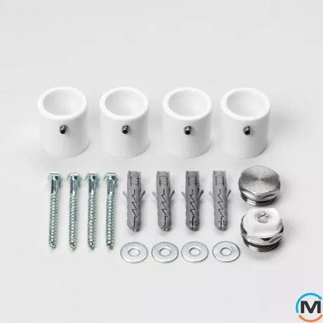 Электрическое полотенцесушитель Luxrad SALTO I 920x430 тен (300 Вт) с кабелем справа, Модификация: с кабелем, Исполнение: Правый, Цвет: Белый, Высота (мм): 920, фото , изображение 3