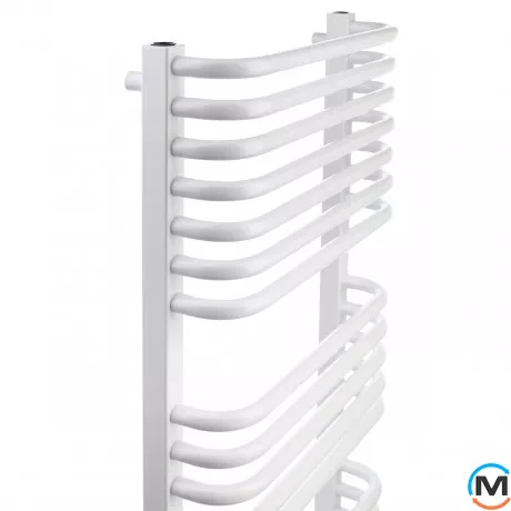 Електричний сушка для рушників Luxrad SALTO I 920x430 тен (300 Вт) прихований монтаж зліва, Модифікація: скрытый монтаж, Виконання: Лівий, Колір: Білий, Висота (мм): 920, фото , зображення 2