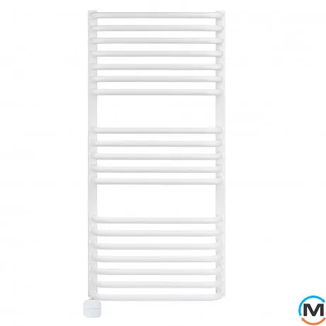 Електричний сушка для рушників Luxrad SALTO I 920x430 тен (300 Вт) прихований монтаж зліва, Модифікація: скрытый монтаж, Виконання: Лівий, Колір: Білий, Висота (мм): 920, фото 