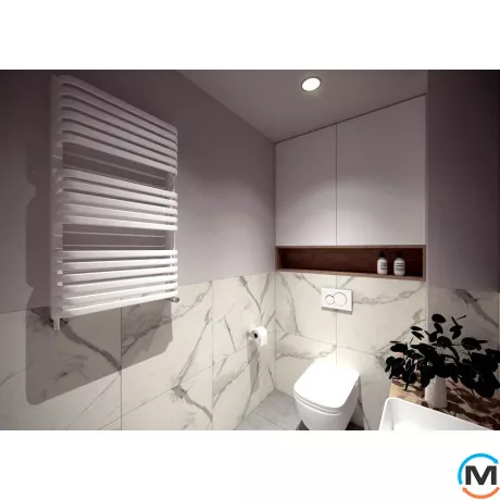 Полотенцесушитель Luxrad PIATTO 934x530 516 Вт белый, Цвет: Белый, фото , изображение 5