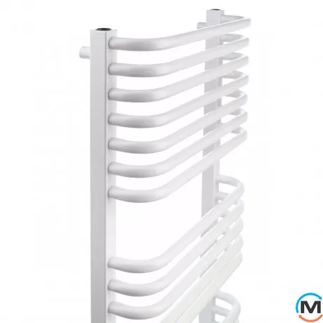 Сушка для рушників Luxrad SALTO I 1200x430 538 Вт білий, Колір: Білий, Висота (мм): 1200, фото , зображення 2