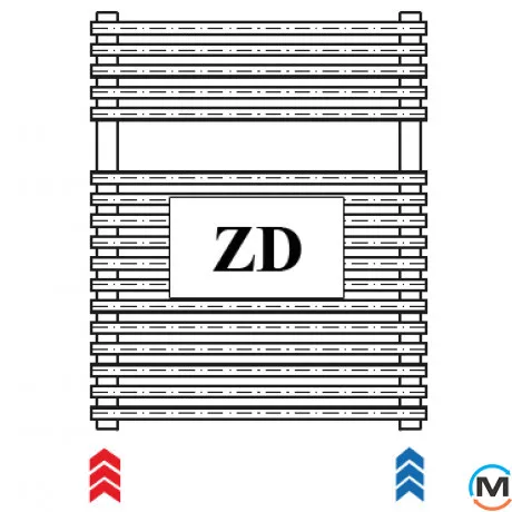 Полотенцесушитель Luxrad SALTO I 920x430 412 Вт белый, Цвет: Белый, Высота (мм): 920, фото , изображение 4