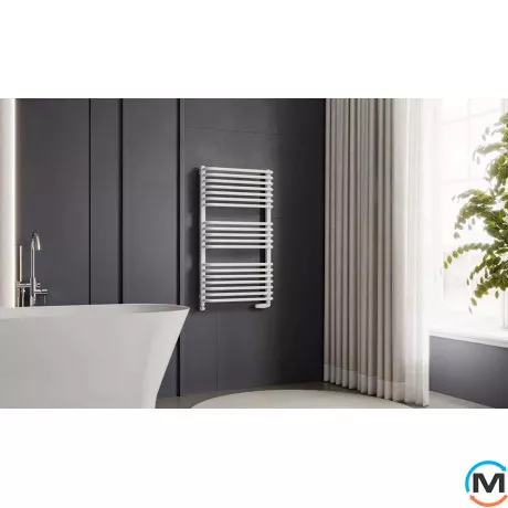 Полотенцесушитель Luxrad SALTO I 920x430 412 Вт белый, Цвет: Белый, Высота (мм): 920, фото , изображение 6