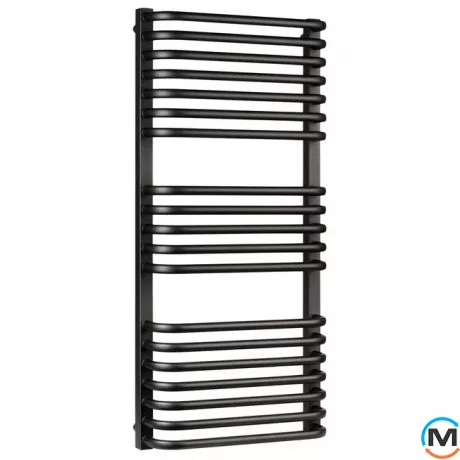Сушка для рушників Luxrad SALTO I 920x430 412 Вт чорний мат. структурний, Колір: Чорний, Висота (мм): 920, фото , зображення 2