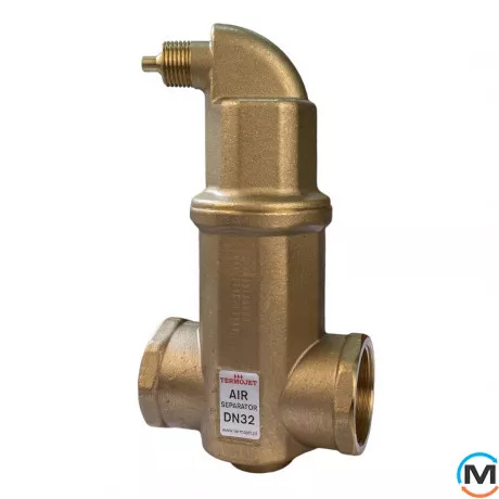 Сепаратор воздуха DN32 (1 1/4'') 110*C/10bar Termojet, Диаметр резьбы: 1 1/4", фото 