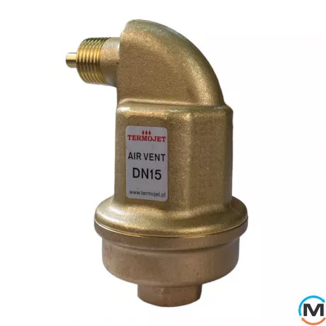 Автоматичний відвідник повітря Air Vent-DN15 (1/2'') 110*C/10bar Termojet, Діаметр різьблення: 1/2", фото 