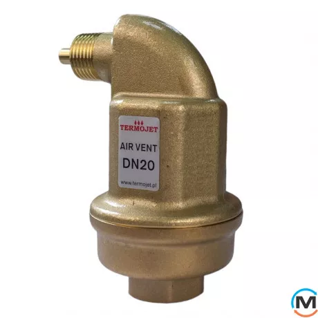 Автоматический воздухоотводчик Air Vent-DN20 (3/4'') 110*C/10bar Termojet, Диаметр резьбы: 3/4", фото 
