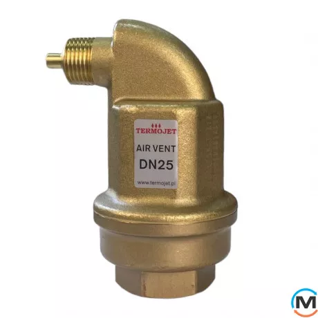 Автоматический воздухоотводчик Air Vent-DN25 (1'') 110*C/10bar Termojet, Диаметр резьбы: 1", фото 