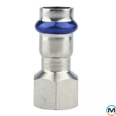 Перехідник з внутрішнім різьбленням ASG INOX 18х3/4", Тип різьблення: Внутрішня, Діаметр різьблення: 3/4", Діаметр (мм): 18, фото 