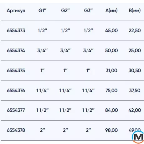 Тройник 2" ВВВ никель ASG, Тип резьбы: Внутренняя/Внутренняя/Внутренняя, Диаметр резьбы: 2", фото , изображение 3