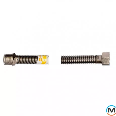 Нержавіючий Шланг Fado Газ ЗВ 3/4'' 120см, Тип різьблення: Внутрішня/Зовнішня, Діаметр різьблення: 3/4", Довжина (см): 120, фото 