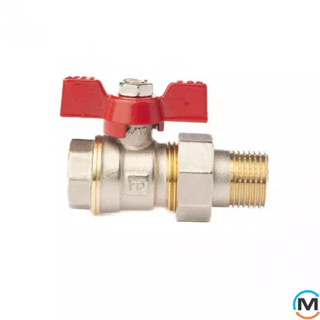 Кран американкаиканка шаровый Fado Modern 3/4" НВ, Диаметр резьбы: 3/4’’, фото 