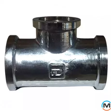 Хром FADO трійник 3/4" ВВВ, Тип різьблення: Внутрішня/Внутрішня/Внутрішня, Діаметр різьблення: 3/4", фото 