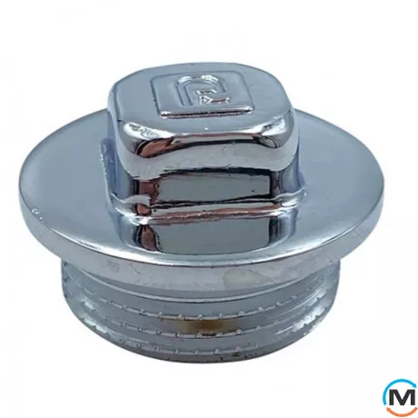 Хром FADO Заглушка 1/2" С, Тип різьблення: Зовнішня, Діаметр різьблення: 1/2", фото 