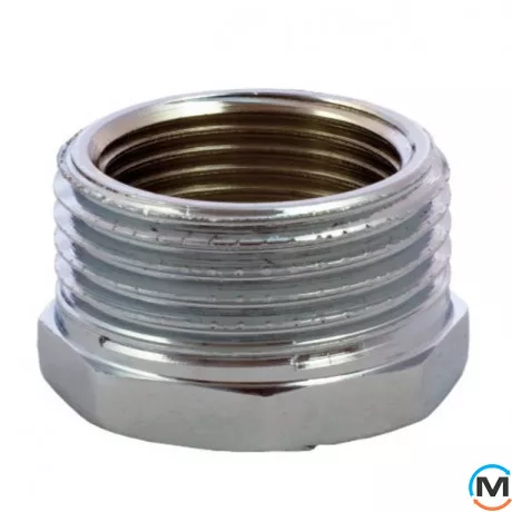 Хром Футорка FADO FITT 1"x1/2", Діаметр різьблення: 1"x1/2", фото 