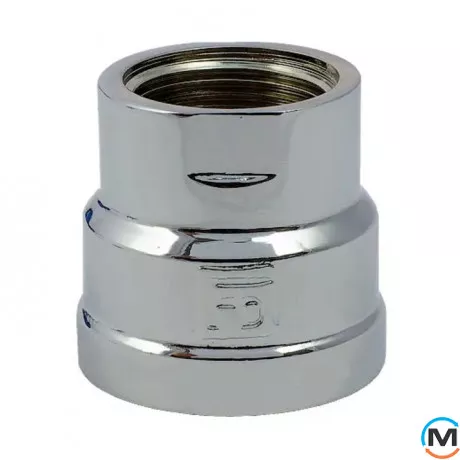 Хром муфта редукційна FADO FITT 1*1/4"х1", Діаметр різьблення: 1*1/4"х1", фото 