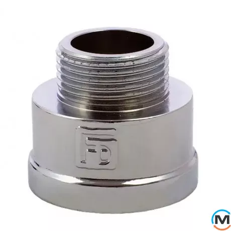 Хром Перехідник FADO FITT 1/2"x3/8", Діаметр різьблення: 1/2"x3/8", фото 