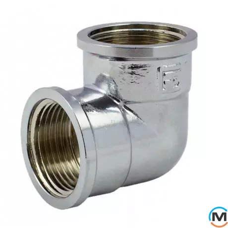 Хром косинець FADO FITT 1'' ВВ, Тип різьблення: Внутрішня/Внутрішня, Діаметр різьблення: 1", фото 