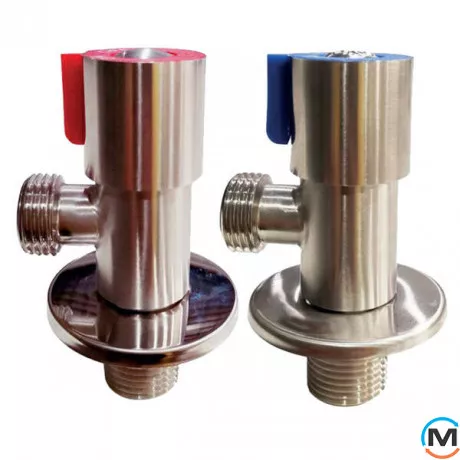 Комплект Fado кранов FADO для подключения смесителей 1/2" сталь, серия 100, фото 