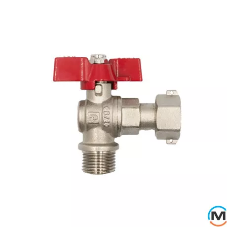 Кран кульовий кутовий з накидною гайкою Fado 20 3/4 НВ, Діаметр різьблення: 3/4'', фото 