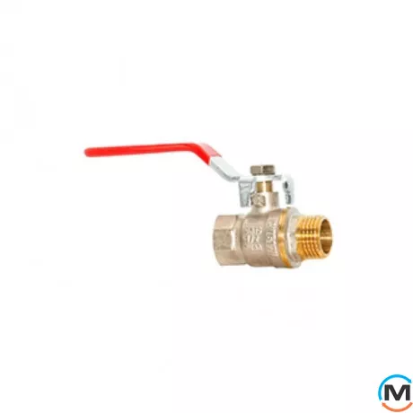 Кран кульовий FADO Modern 15 1/2" ЗВ ручка, Тип різьблення: Внутрішня/Зовнішня, Діаметр різьблення: 1/2'', фото 