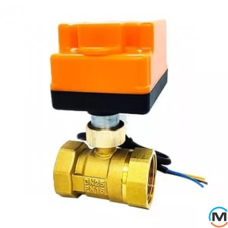 Кран шаровой с электроприводом FADO 1/2", Диаметр резьбы: 1/2’’, фото 