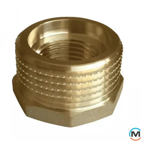 Латунь FADO Футорка 3/4" x 1/2", Діаметр різьблення: 3/4"x1/2", фото 