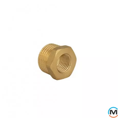 Латунь FADO Футорка 1" x 1/2", Діаметр різьблення: 1"x1/2", фото , зображення 2