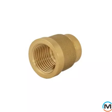 Латунь FADO муфта редукційна 1/2"х3/8", Діаметр різьблення: 1/2"х3/8", Виконання: Редукційна, фото , зображення 2