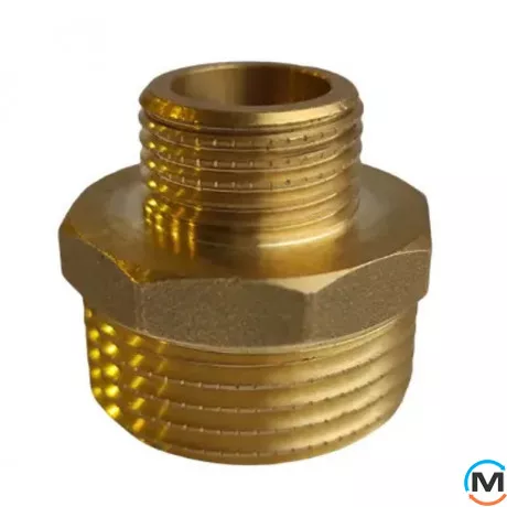 Латунь FADO редукційний ніпель 1/2''х3/4'', Діаметр різьблення: 1/2''х3/4'', фото 