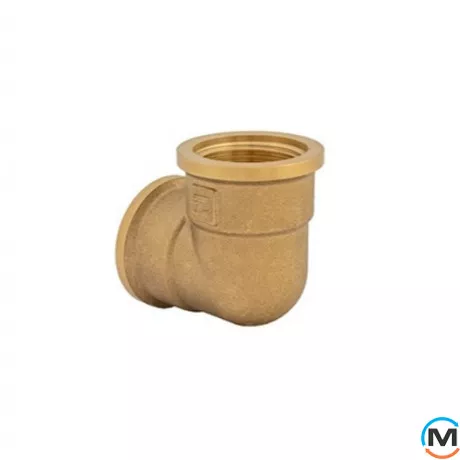 Латунь FADO куточок 3/4" ВВ, Тип різьблення: Внутрішня/Внутрішня, Діаметр різьблення: 3/4", фото , зображення 4