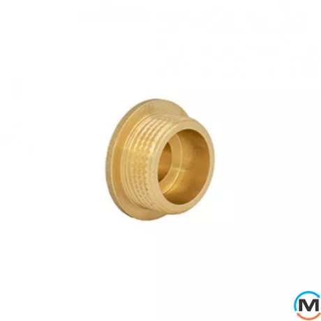 Латунь FADO Заглушка 1" С, Тип різьблення: Зовнішня, Діаметр різьблення: 1", фото , зображення 2
