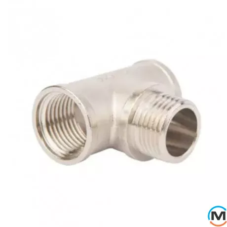 Никель Fado Тройник 1/2" ВНВ, Тип резьбы: Внутренняя/Наружная/Внутренняя, Диаметр резьбы: 1/2", фото , изображение 2