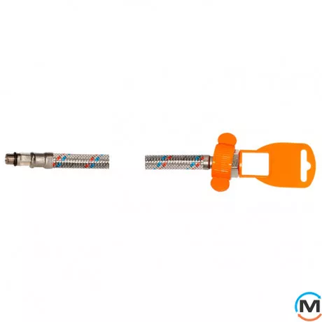 Шланг для воды FADO M10х1/2"100 см короткий, Вариант: Короткий, Диаметр резьбы: M10х1/2", Длина  (см): 100, фото 