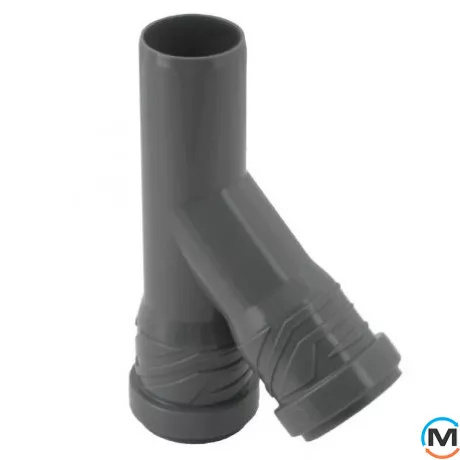 Трійник каналізаційний ASG HTR 32х32х45°, Градус (град.): 45, Модифікація: 32х32х45, Колір: Сірий, Діаметр (мм): 32, фото , зображення 2