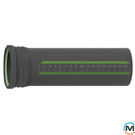 Труба канализационная ASG HTR 160x250, Цвет: Серый, Диаметр (мм): 160, Длина (мм): 250, фото 