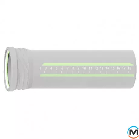 Труба канализационная ASG HTR 32x500 White, Цвет: Белый, Диаметр (мм): 32, Длина (мм): 500, фото 